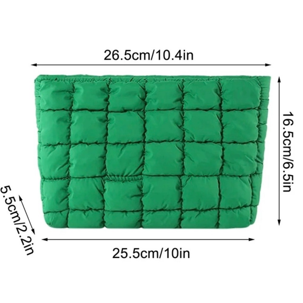 Green Quilted Bag NWOT - Picture 3 of 7
